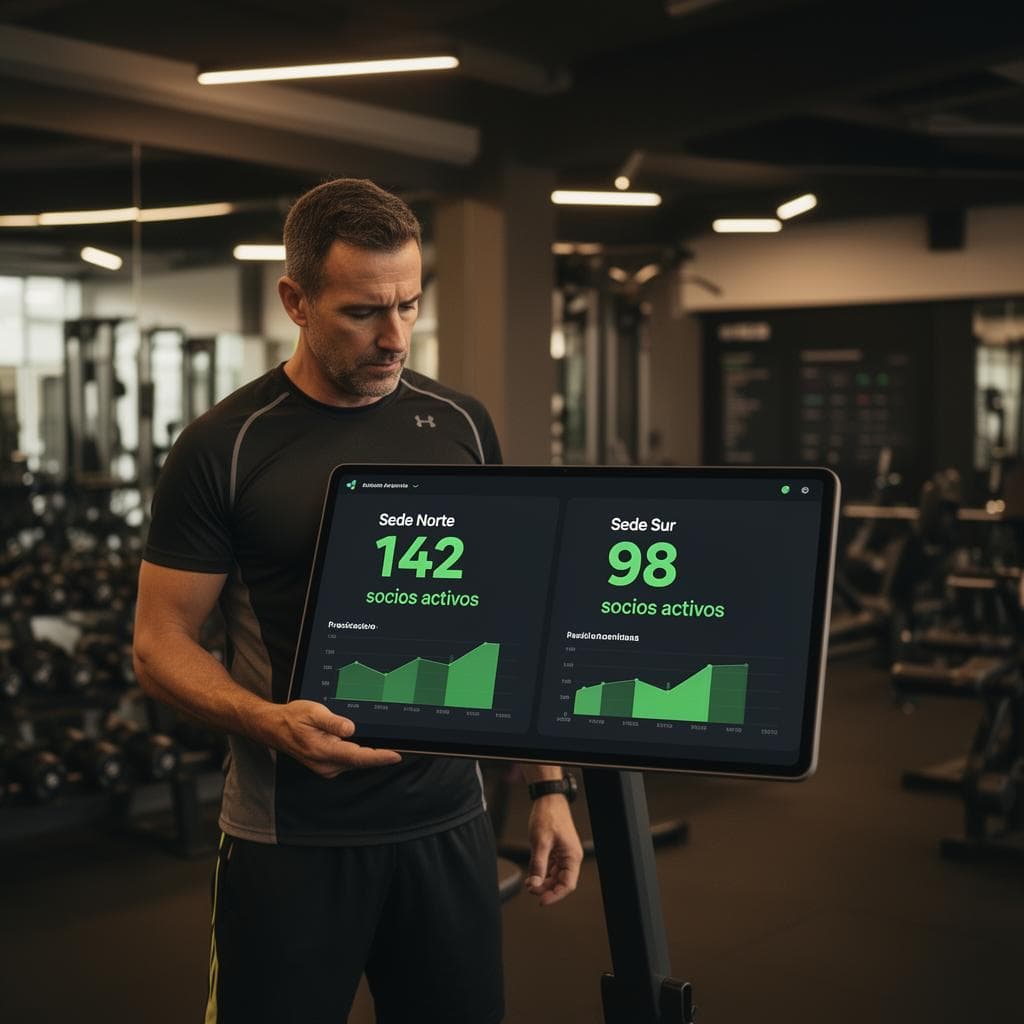 Gimnasio multi-sede: cómo gestionar varias sucursales sin perder el control